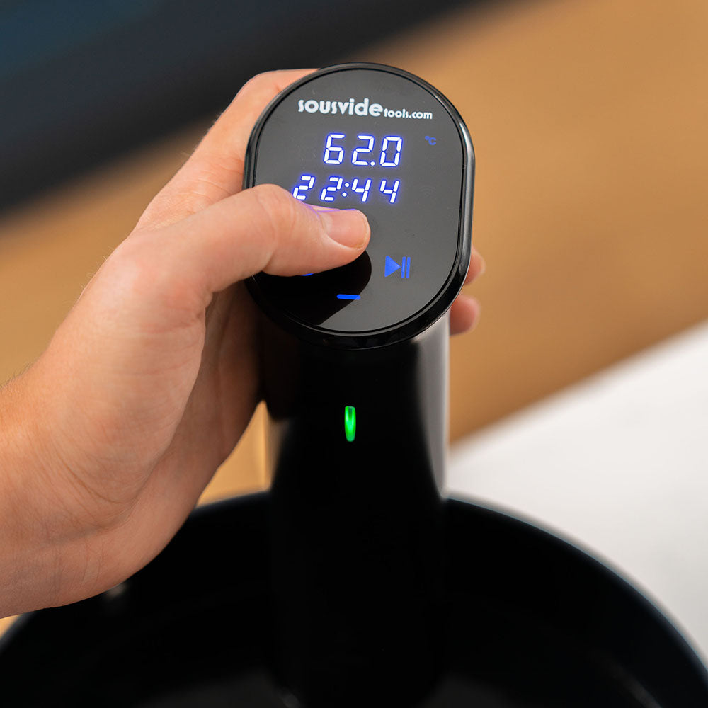 iVide 2.0 WiFi Sous Vide Cooker – Precision Immersion Circulator, 1200W, 0.1°C Accuracy, App Recipes, Quiet Operation, 30L Capacity